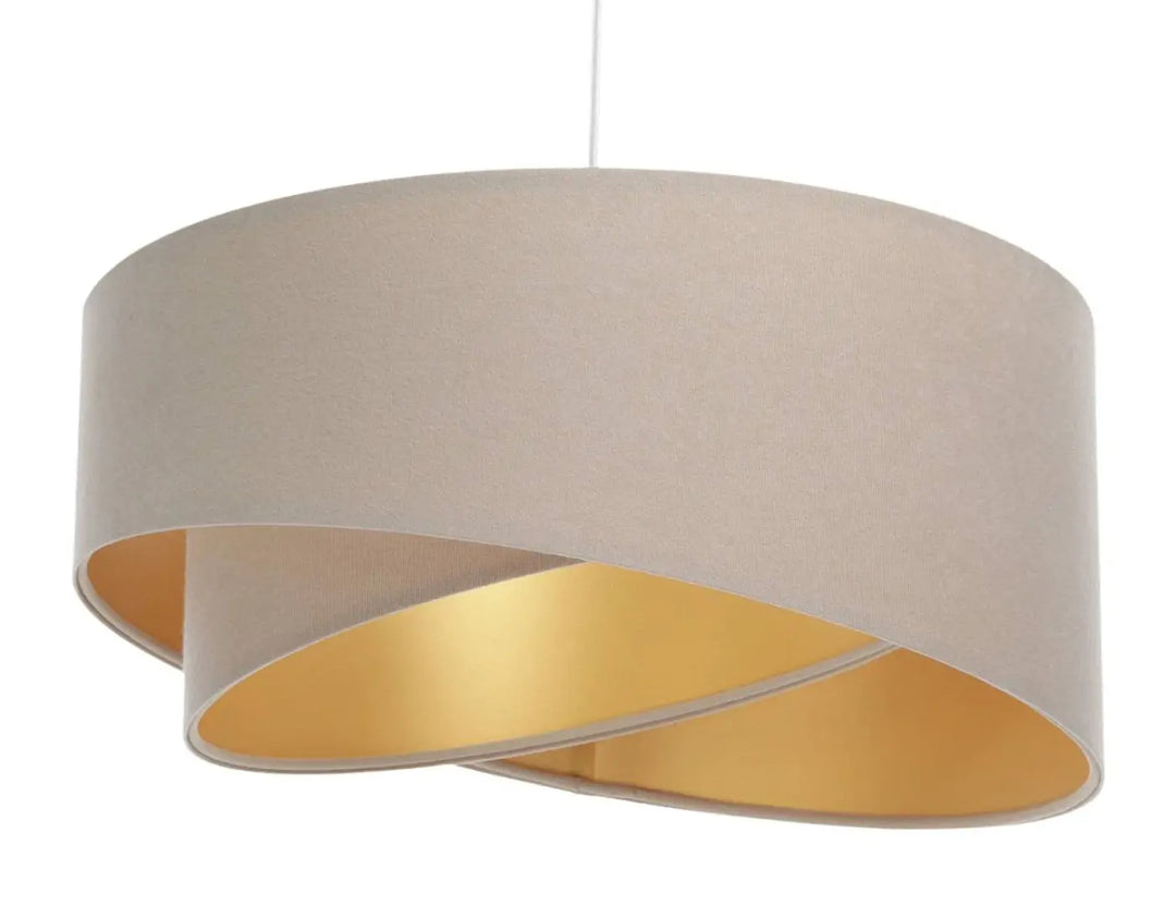 Pendant lamp Galaxy Auric – Beige/Gold