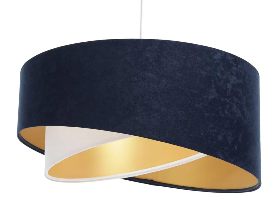 Pendant lamp Galaxy Auric – Navy blue/White
