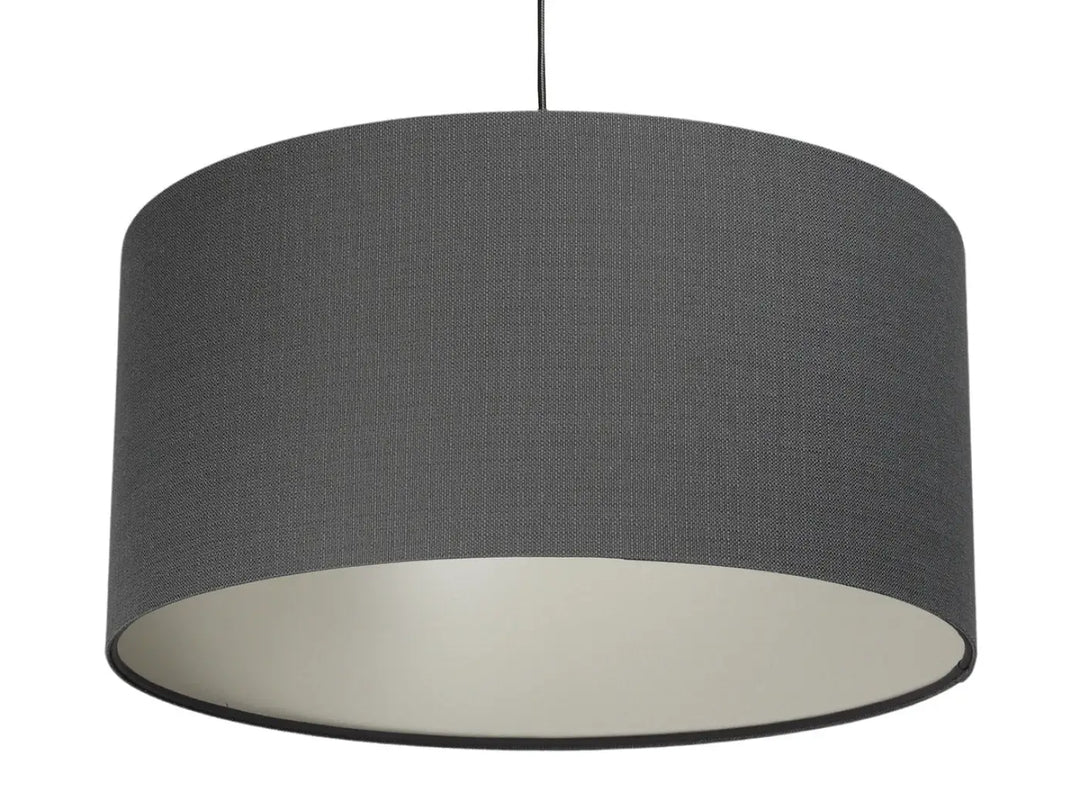Pendant lamp Boho Linen Fabric – Graphite