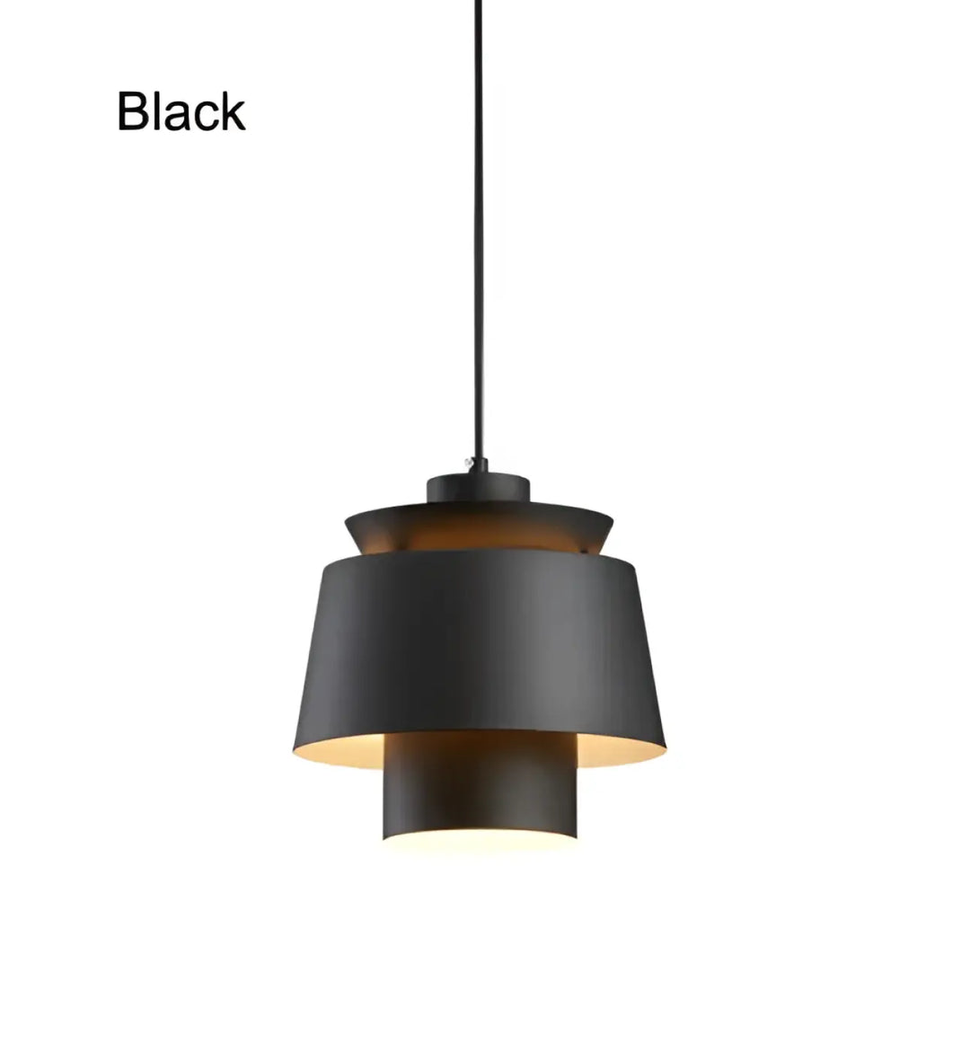 Suspension luminaire design moderne en métal coloré design