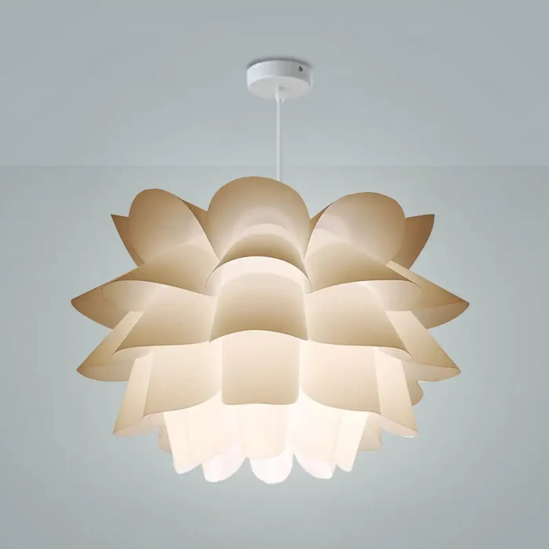 Suspension luminaire design moderne en forme de fleur élégante
