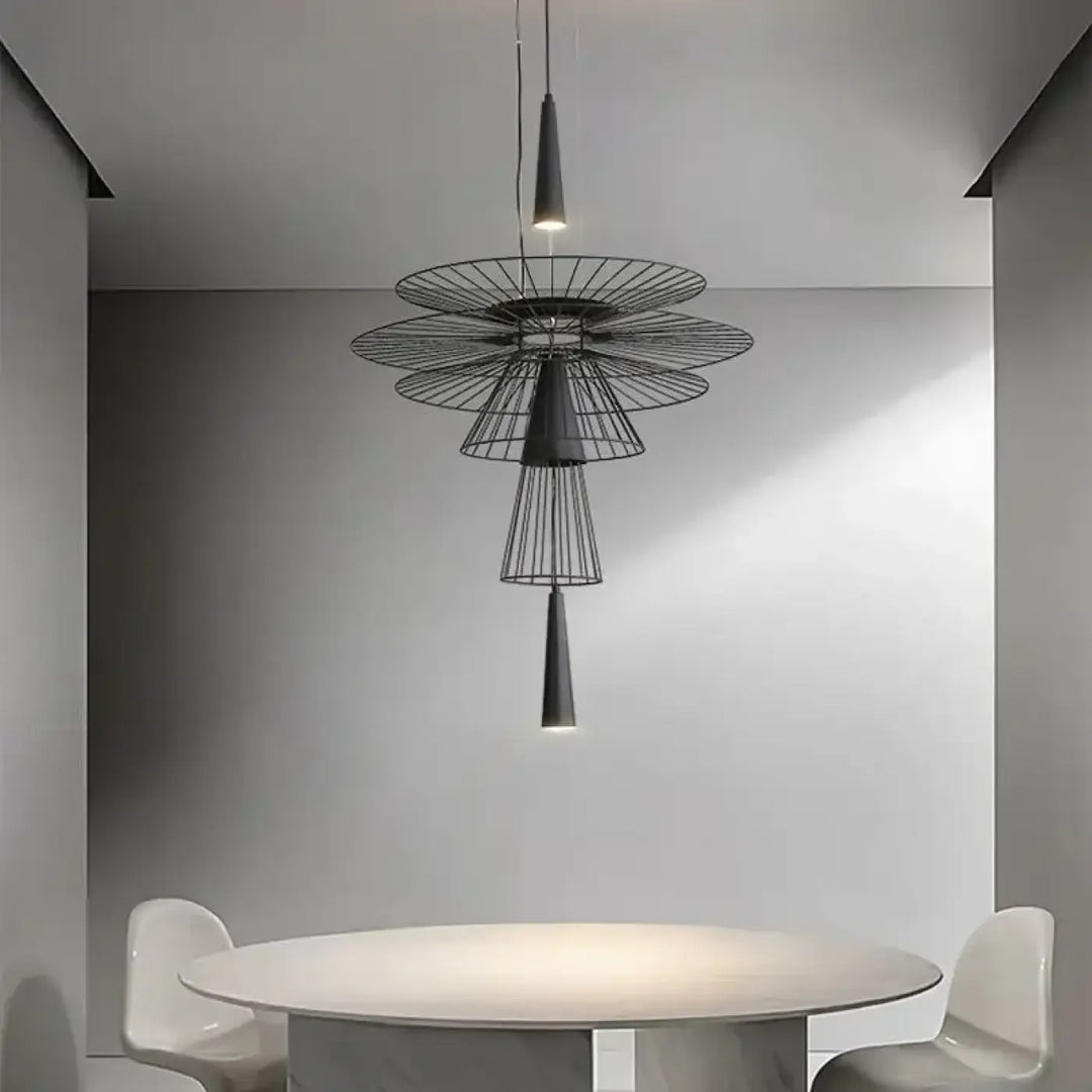 Suspension Luminaire Design Moderne Métal Style Industriel Chic