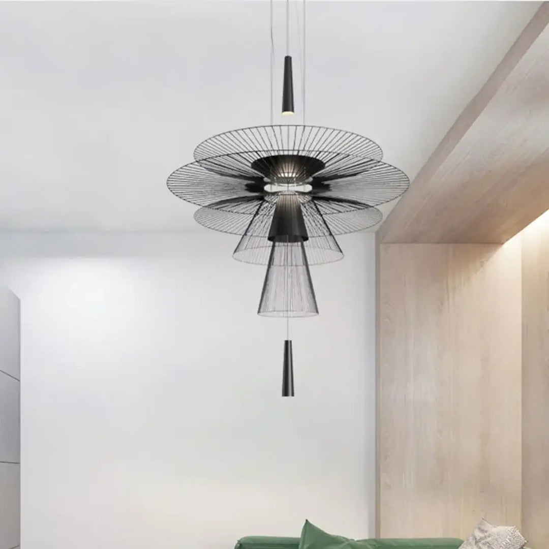 Suspension Luminaire Design Moderne Métal Style Industriel Chic