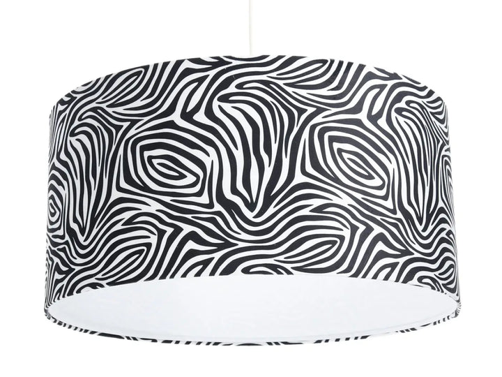 Pendant lamp Safari – Black/White
