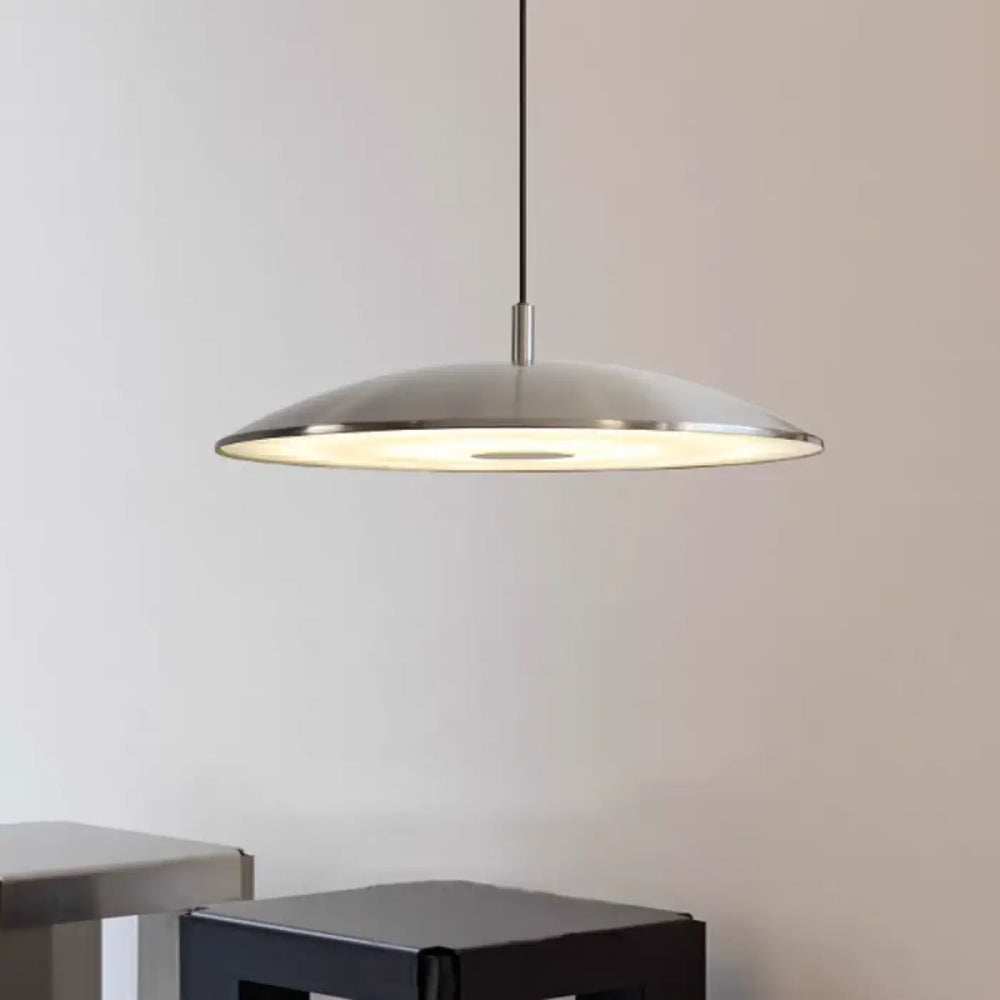 Suspension luminaire design plate ronde style moderne chic