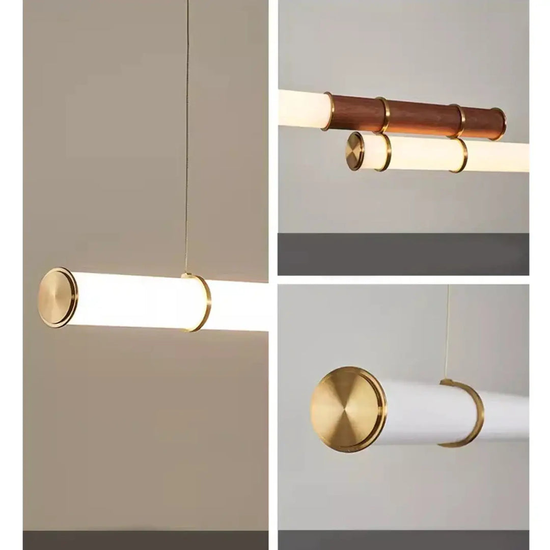 Suspension Luminaire au design rectiligne minimaliste

