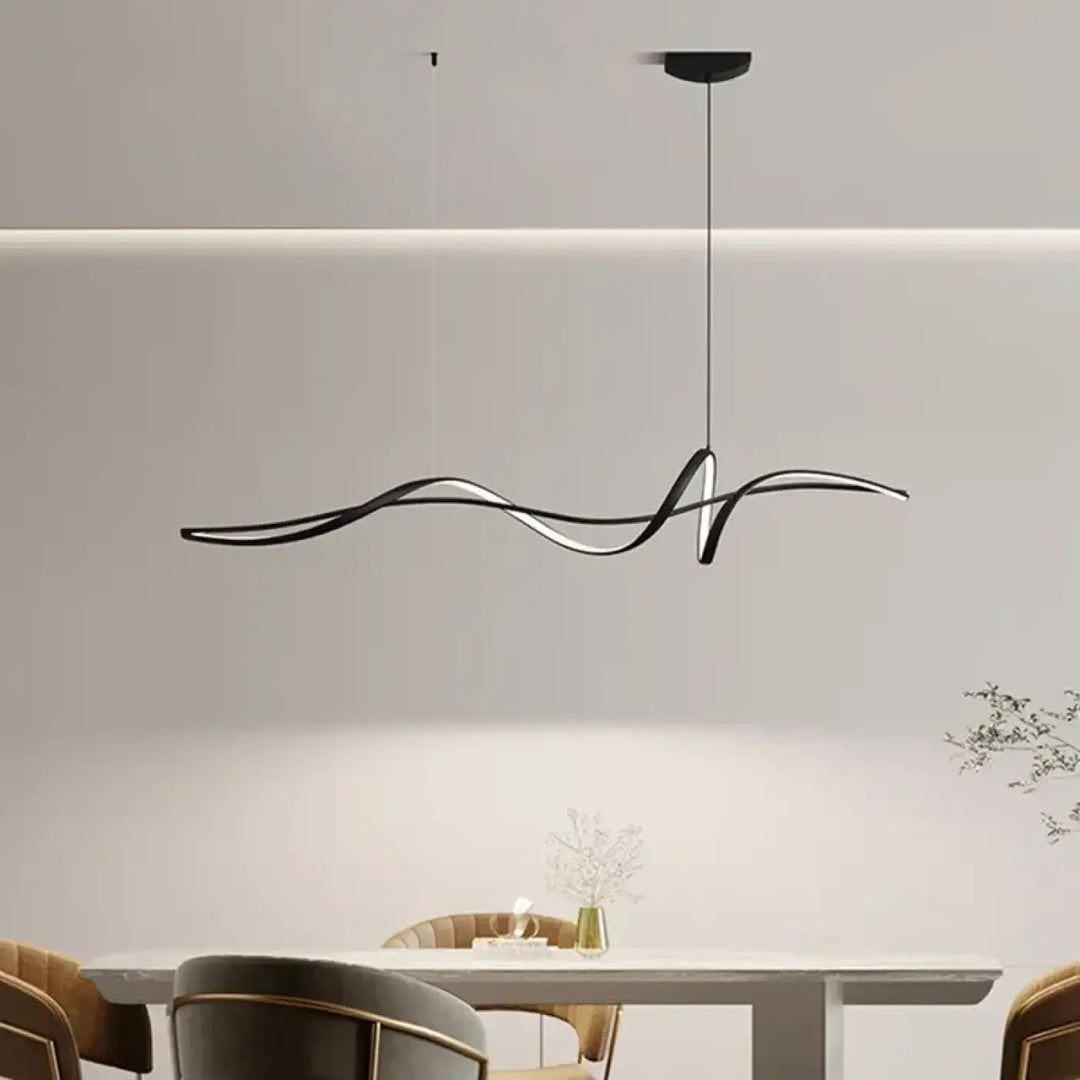 Suspension Luminaire Design Pour Salle À Manger Forme Sinusoïdale