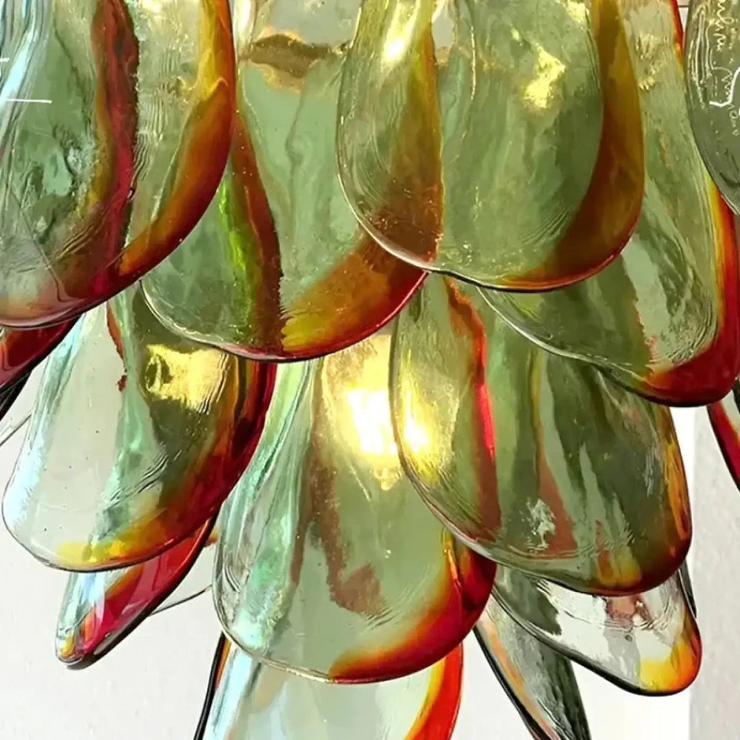 Suspension luminaire design en verre et métal élégant