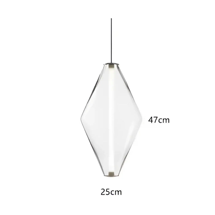 Suspension luminaire élégante style contemporain en verre