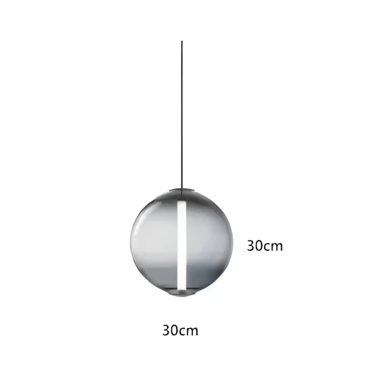 Suspension luminaire élégante style contemporain en verre