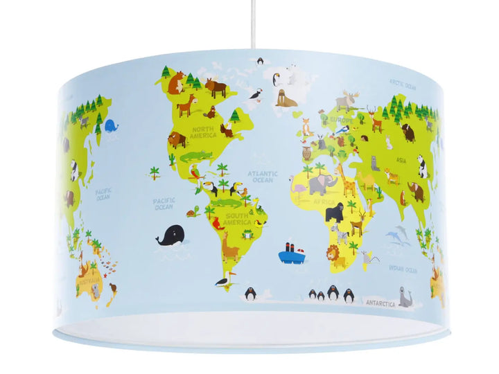 Pendant lamp Sweet Dreams Foto Weltkarte