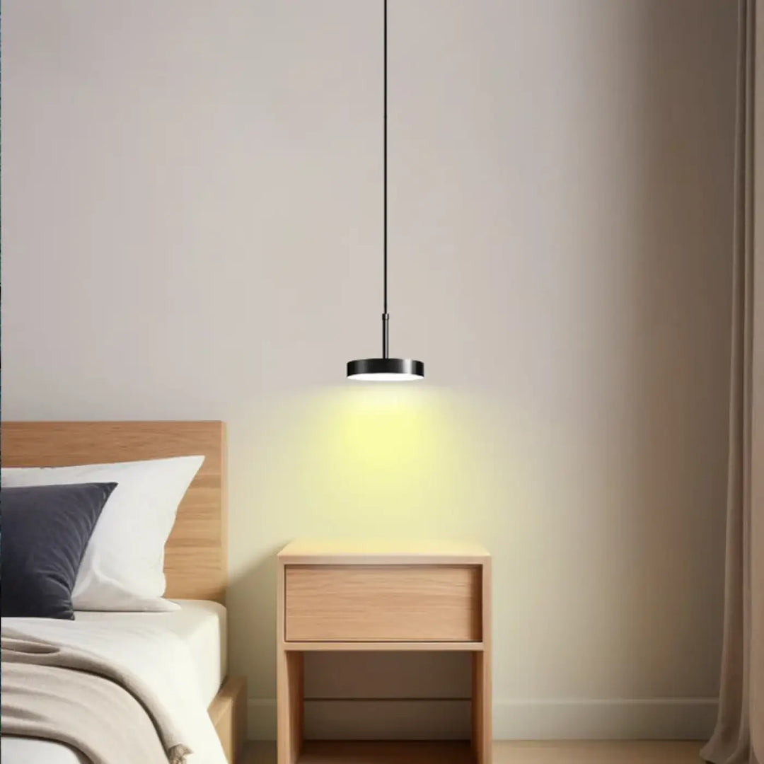 Suspension Luminaire Épurée Au Style Minimaliste Cylindrique