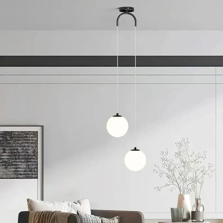 Suspension luminaire fine à LED pour cuisine moderne

