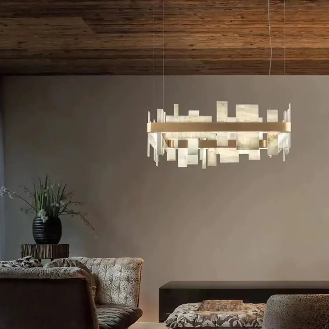Suspension Luminaire Géométrique LED Moderne