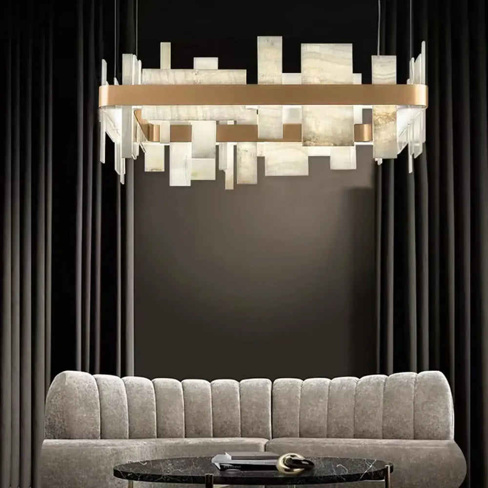 Suspension Luminaire Géométrique LED Moderne