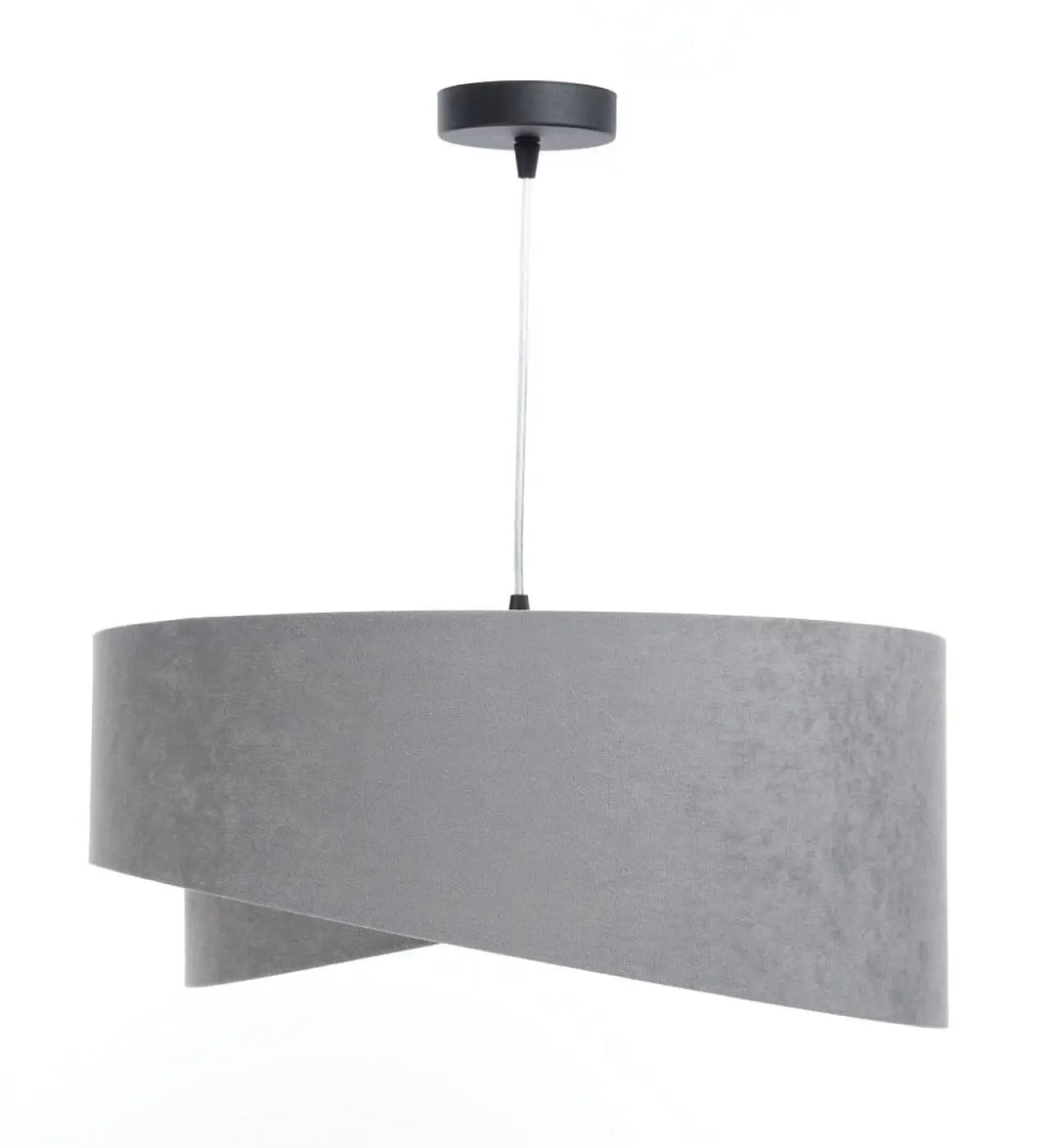 Suspension luminaire galaxy auric gris en béton texturé avec un design minimaliste et moderne