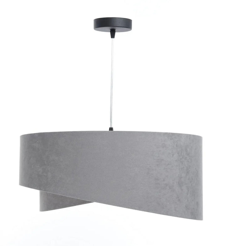 Suspension luminaire galaxy auric gris en béton texturé avec un design minimaliste et moderne