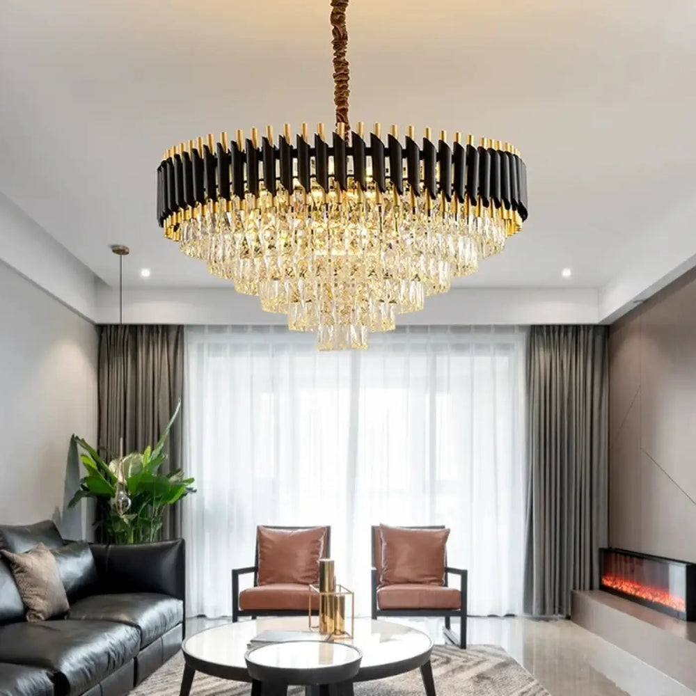 Suspension Luminaire Haut De Gamme En Chandelier De Dubaï