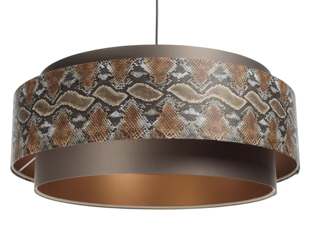 Pendant lamp Doblo – Brown/Copper