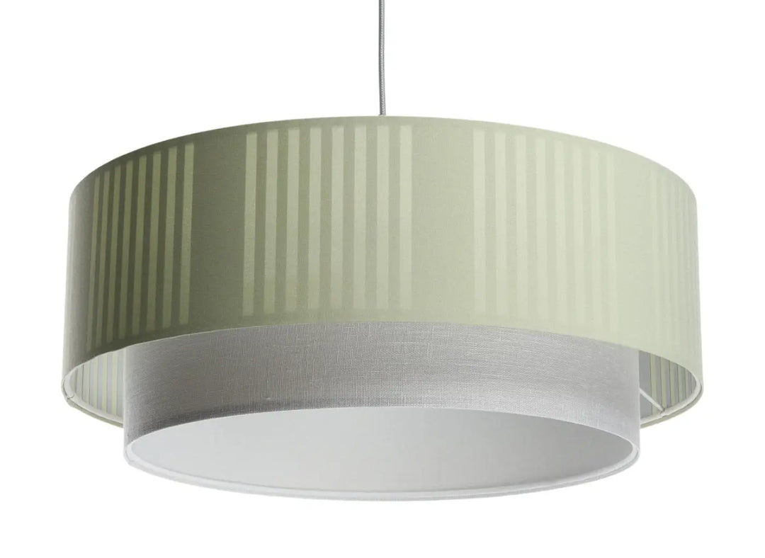 Pendant lamp Duo Lami Line – Mint/Light grey