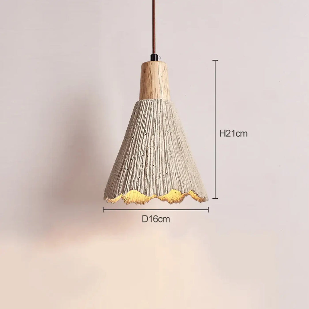 Suspension minimaliste métal et polymère design élégant