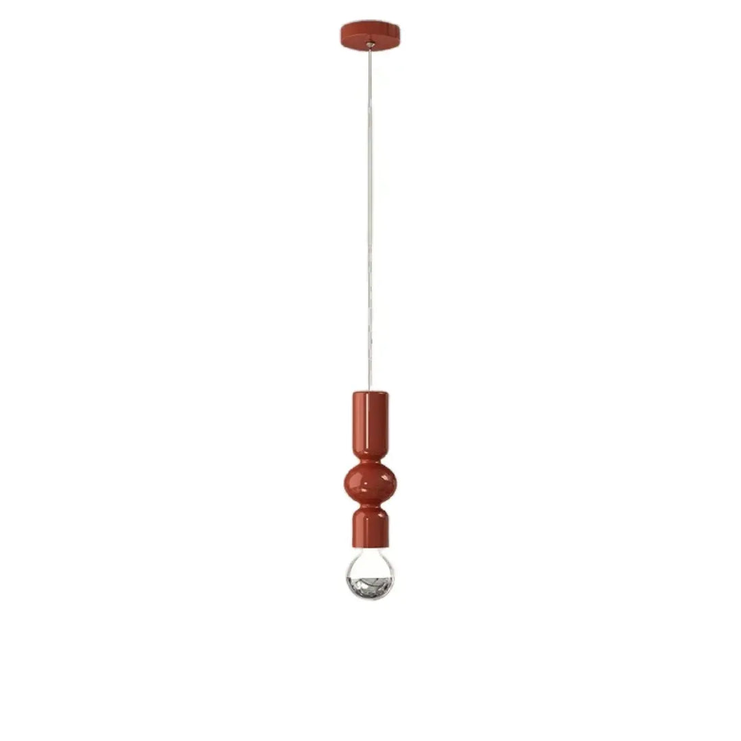 Suspension luminaire minimaliste en métal et verre contemporaine