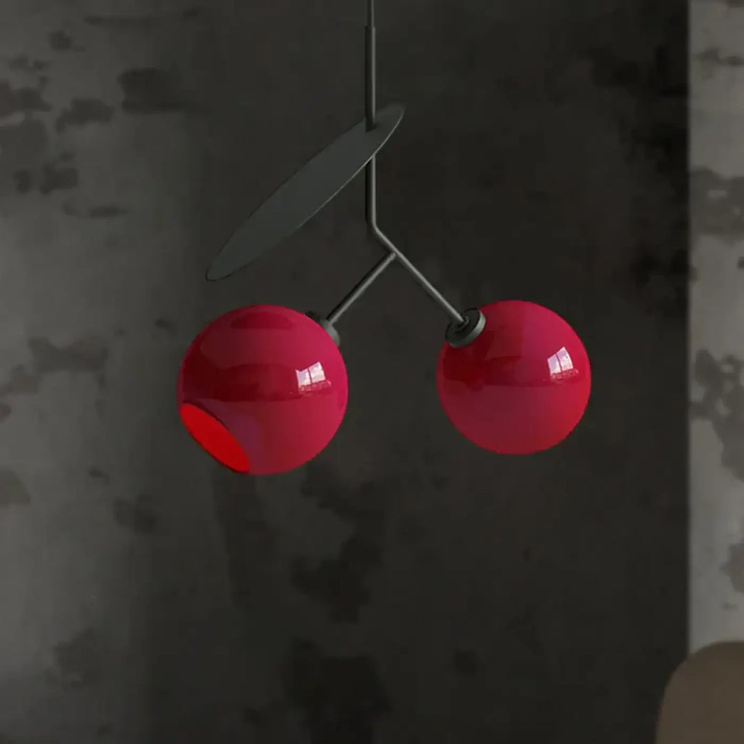 Luminaire suspendu minimaliste nordique à deux boules