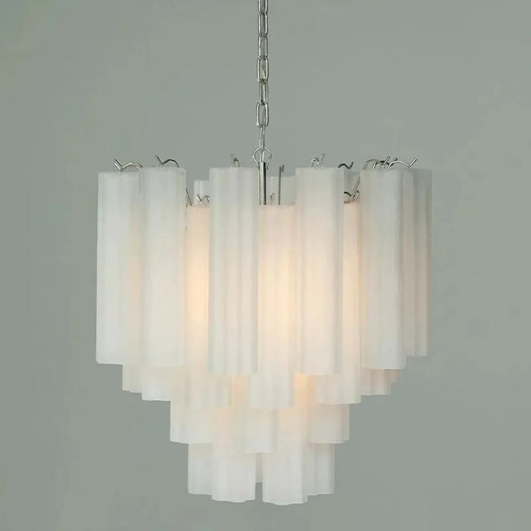 Suspension moderne avec abat‑jour en verre style classique
