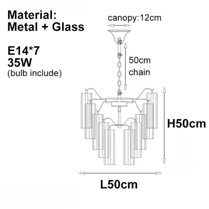 Suspension luminaire moderne avec abat-jour en verre