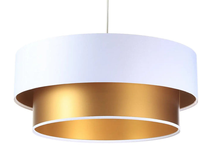 Pendant lamp Duo – White/Gold