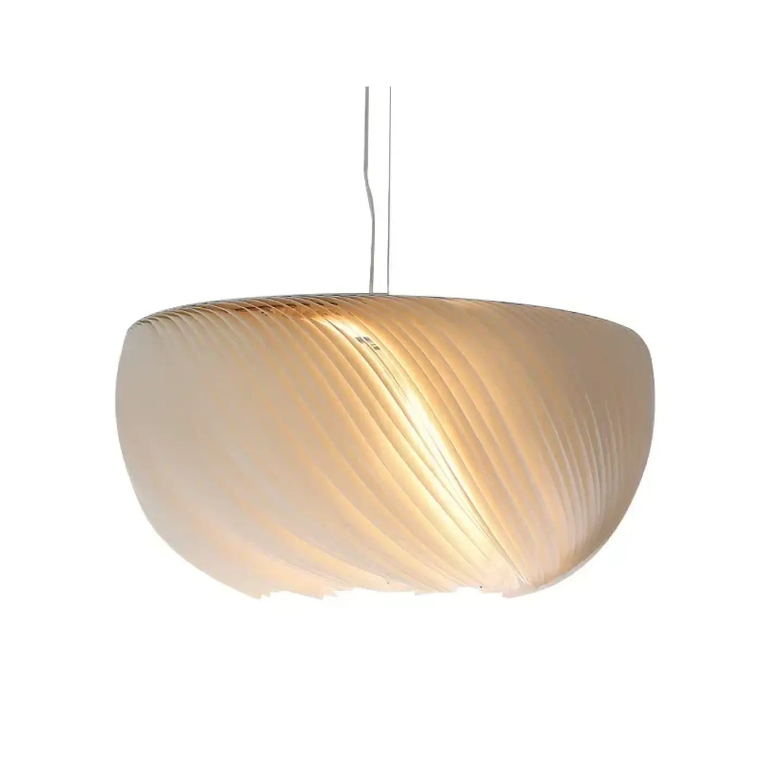 Suspension luminaire moderne en blanc sculpté

