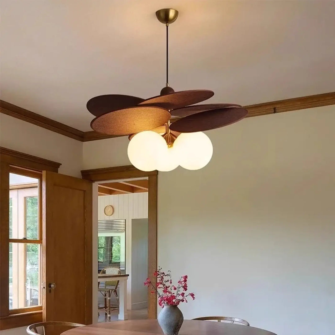 Suspension Luminaire Moderne Bois Et Métal Style Naturel