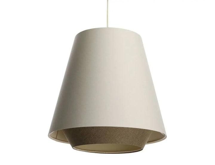 Pendant lamp Sensei Doblo – Creme/Brown