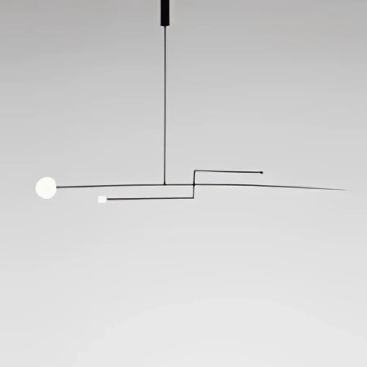 Suspension luminaire alina noir et blanc avec design géométrique moderne pour décoration intérieure luminaire moderne