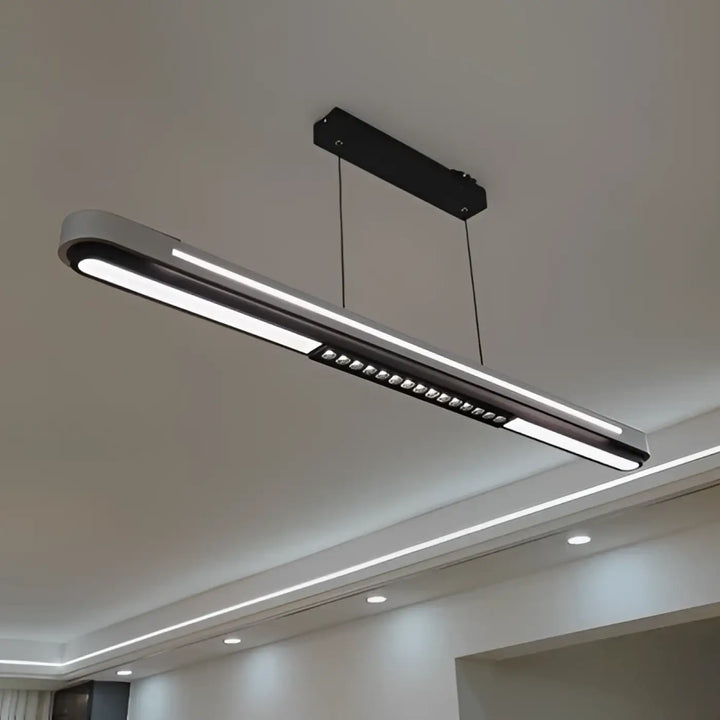 Suspension luminaire moderne led design épuré style minimaliste