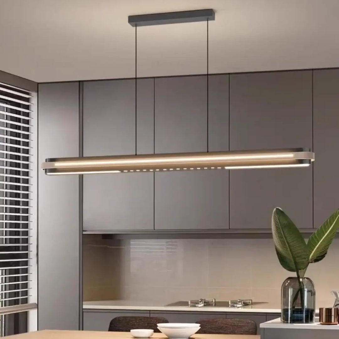 Suspension luminaire moderne led design épuré style minimaliste
