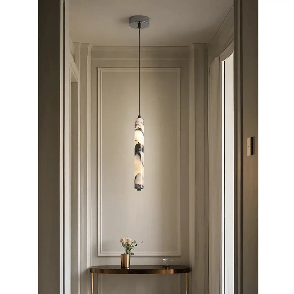 Suspension luminaire moderne en marbre éclatant led raffiné