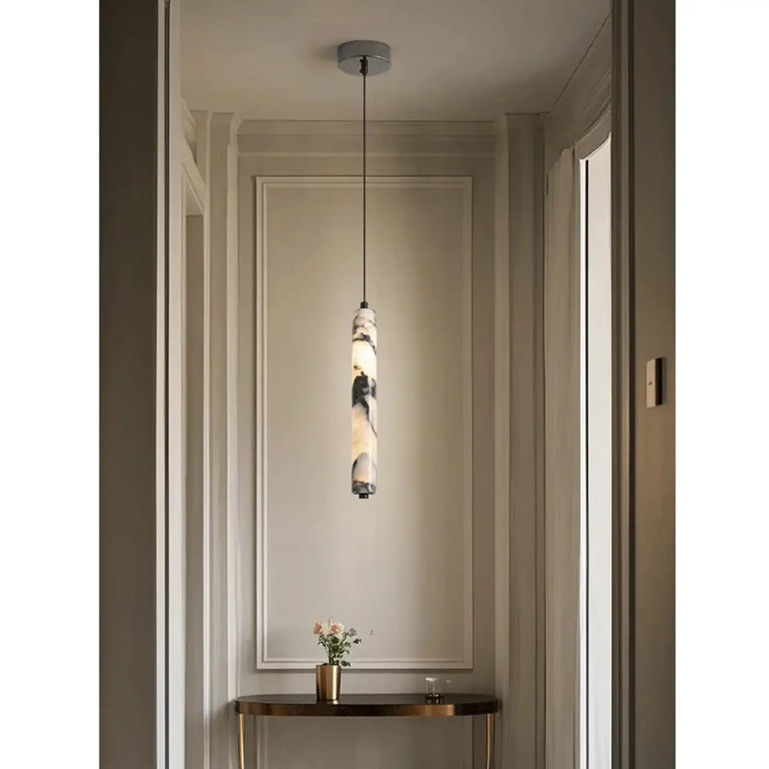 Suspension luminaire moderne en marbre éclatant led raffiné