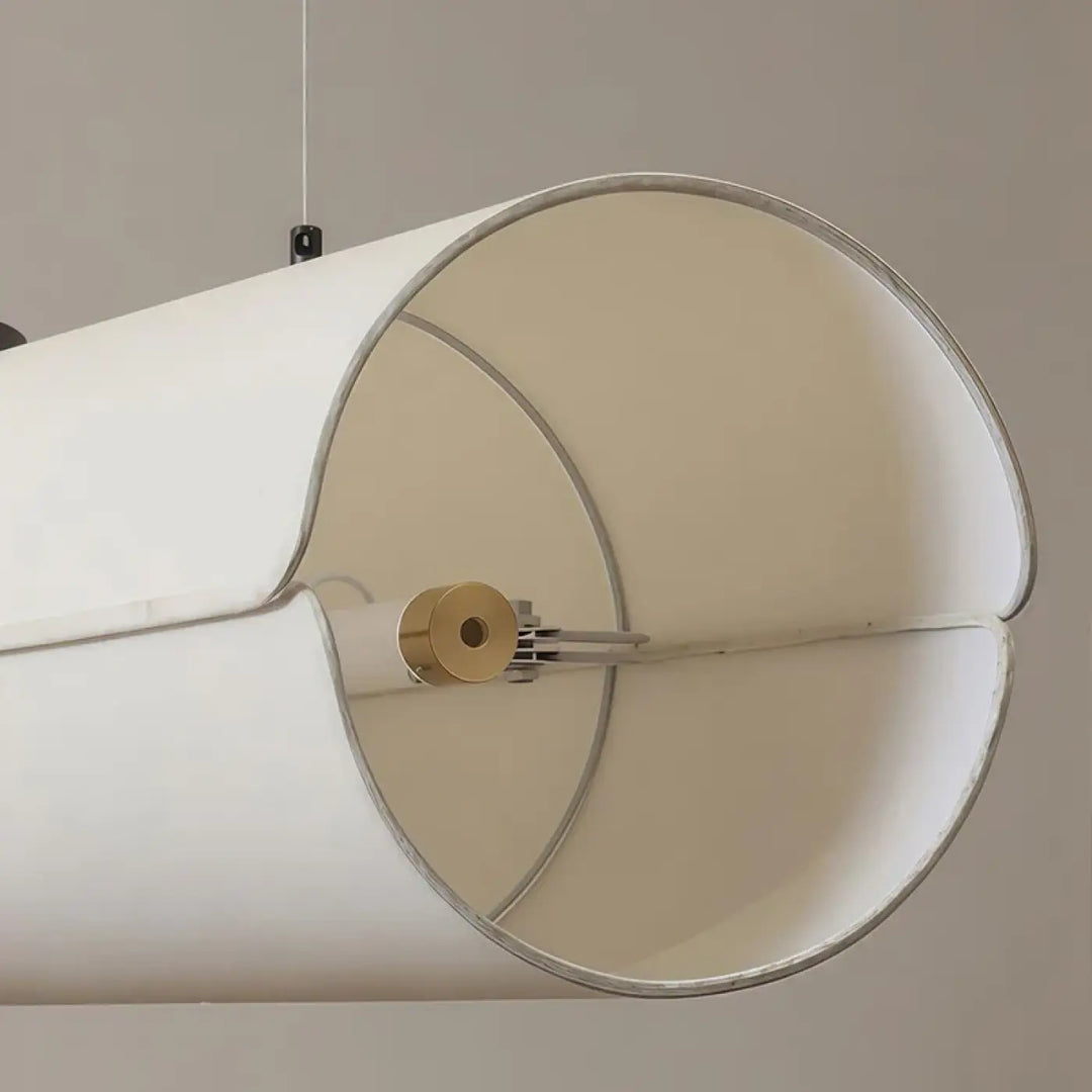 Suspension luminaire moderne en tissu style épuré design