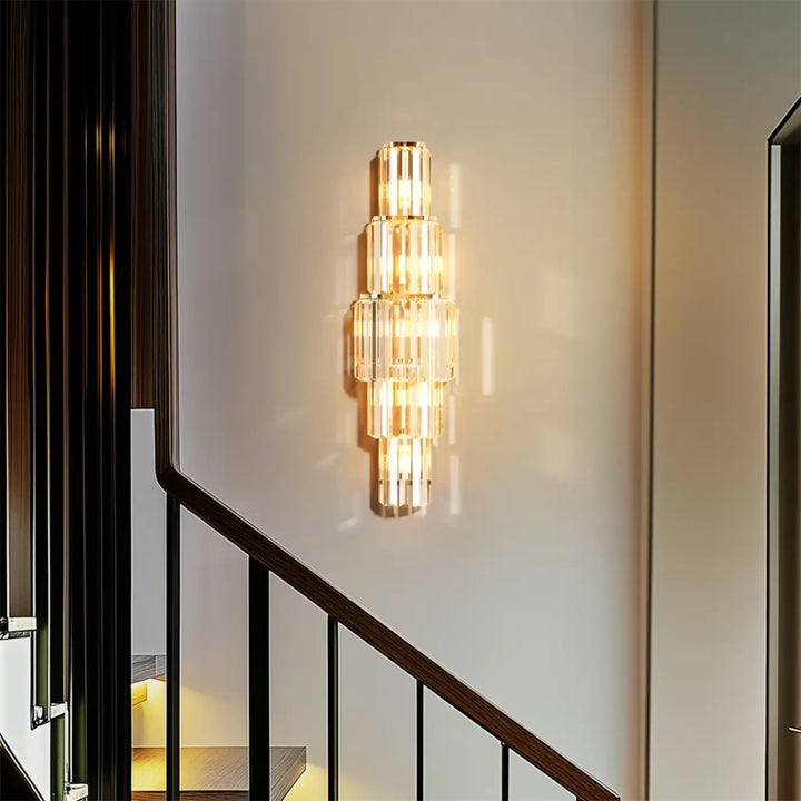 Suspension luminaire moderne en verre transparent design élégant