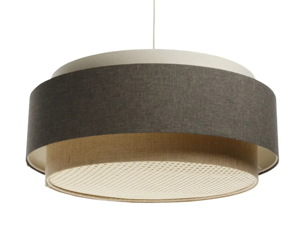 Pendant lamp Doblo BOHO ELEGANT – Mustard yellow/Creme/Graphite