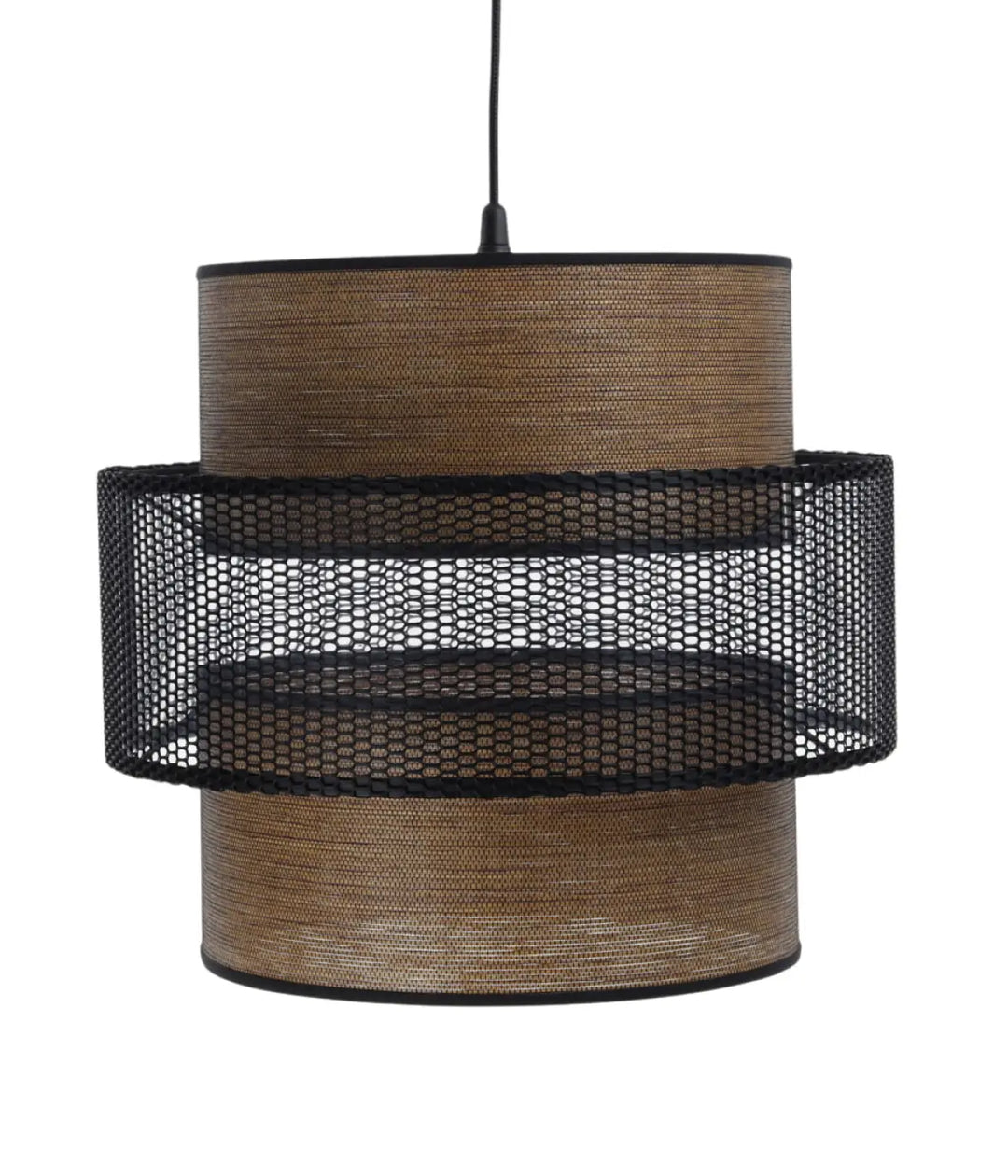 Pendant lamp Doblo – Brown/Black