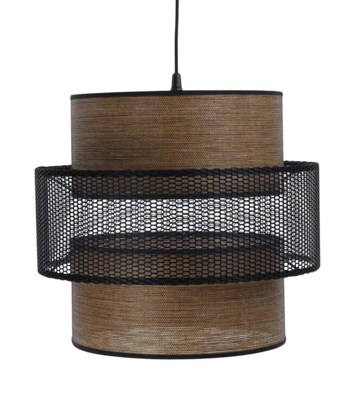Pendant lamp Doblo – Brown/Black