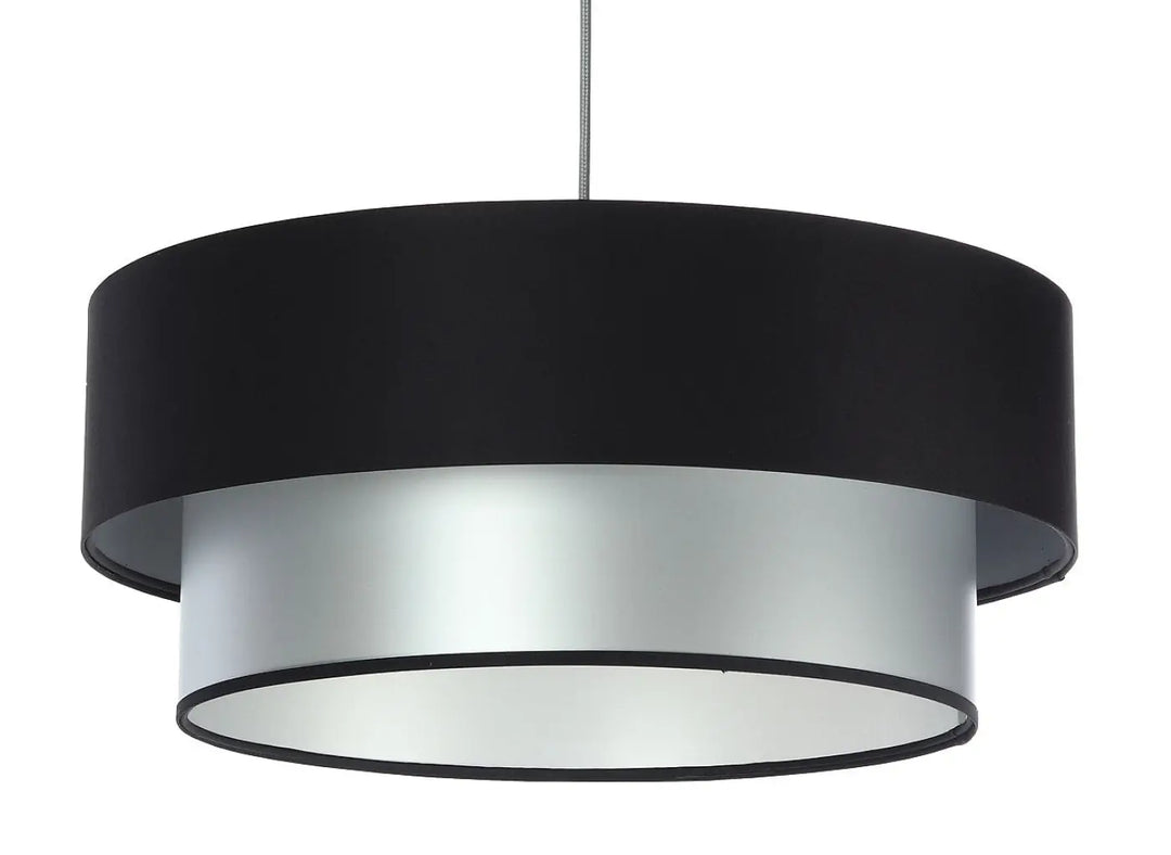 Pendant lamp Duo – Black/Silver