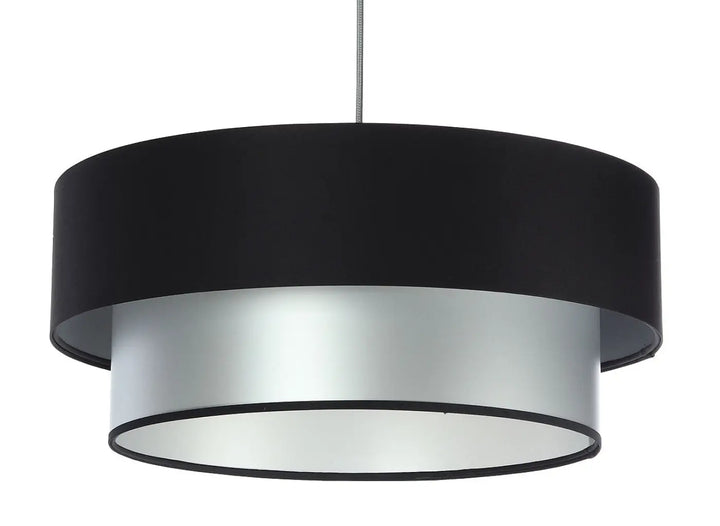 Pendant lamp Duo – Black/Silver