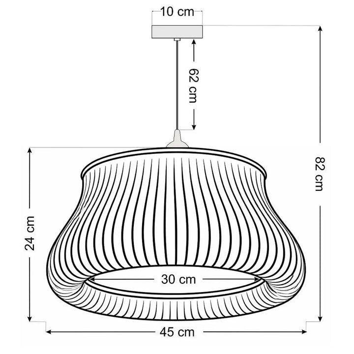 Suspension luminaire oblo noir doré avec design moderne nervuré et finition métallique pour éclairage élégant