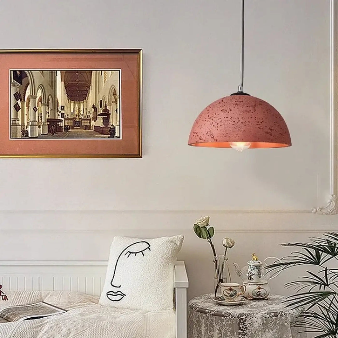 Suspension luminaire en résine design contemporain élégant