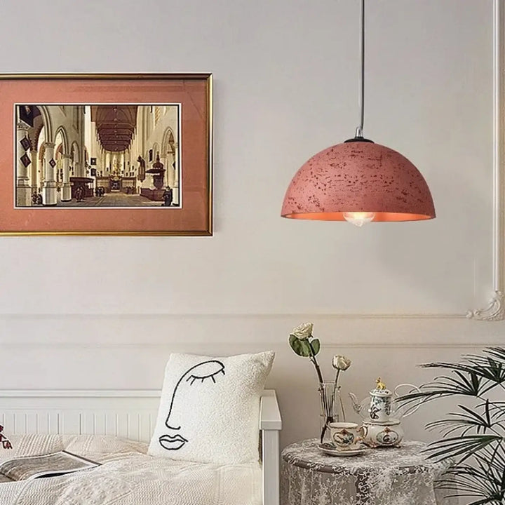 Suspension luminaire en résine design contemporain élégant