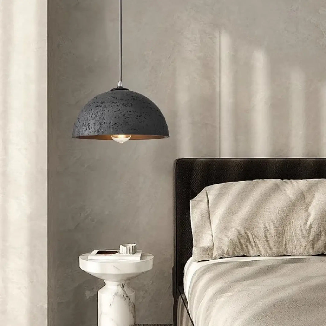 Suspension luminaire en résine design contemporain élégant
