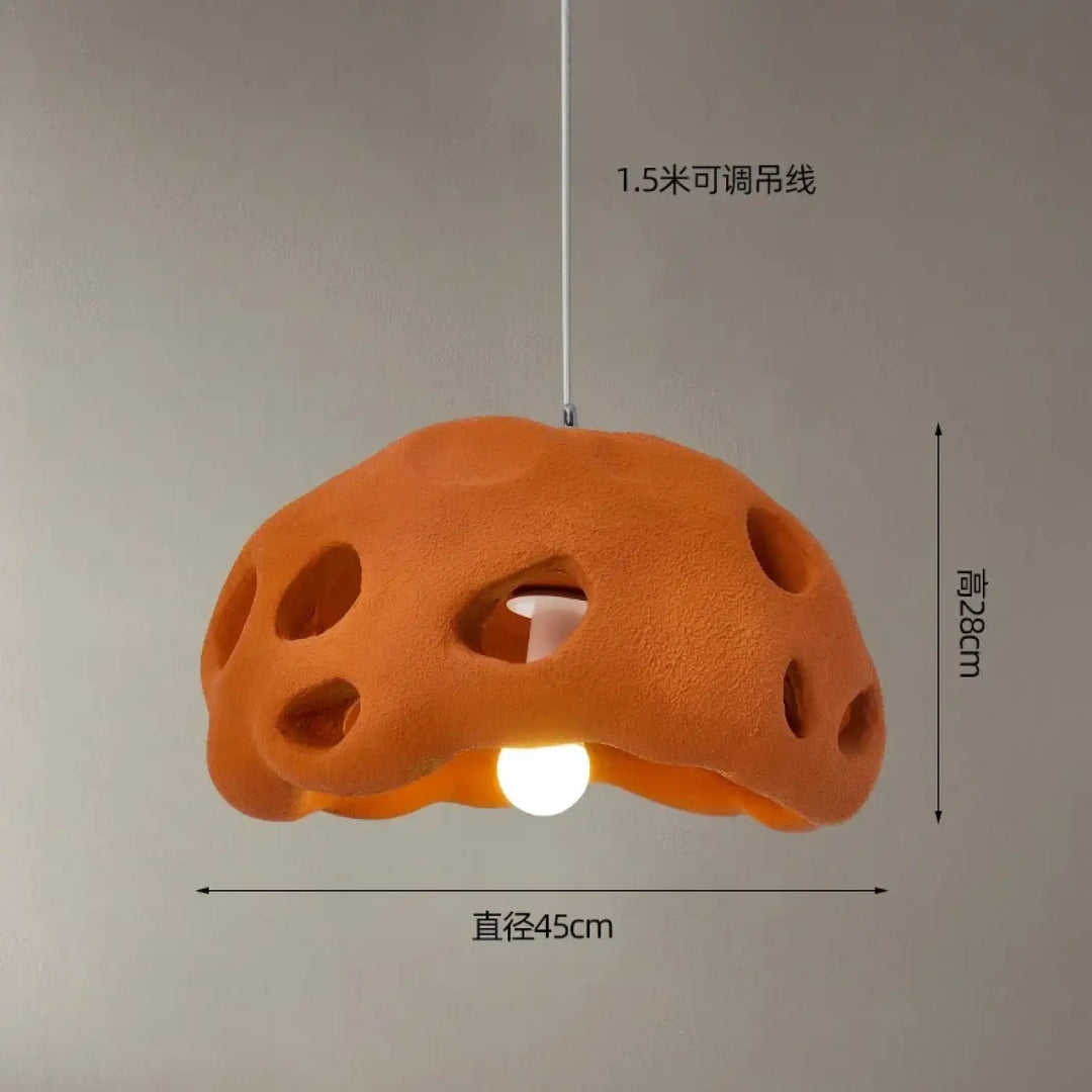 Suspension luminaire en résine design moderne